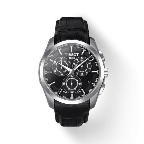 Tissot Couturier Quartz Chronograph Black / Strap